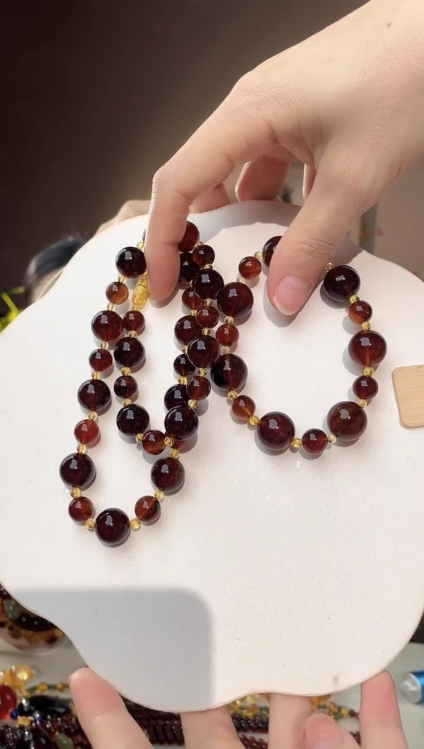 裸石琥珀未镶嵌琥珀套装