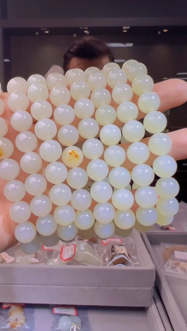 未镶嵌手串和田玉XJH00103多样性发一