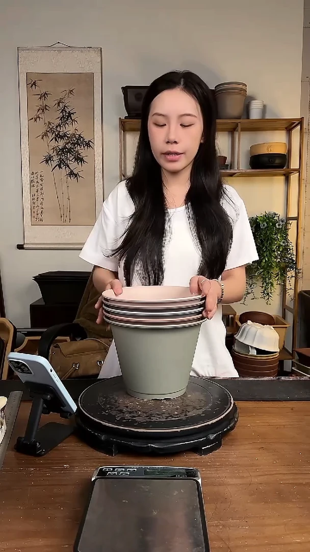 22*16双沿盆 马卡龙色系5只