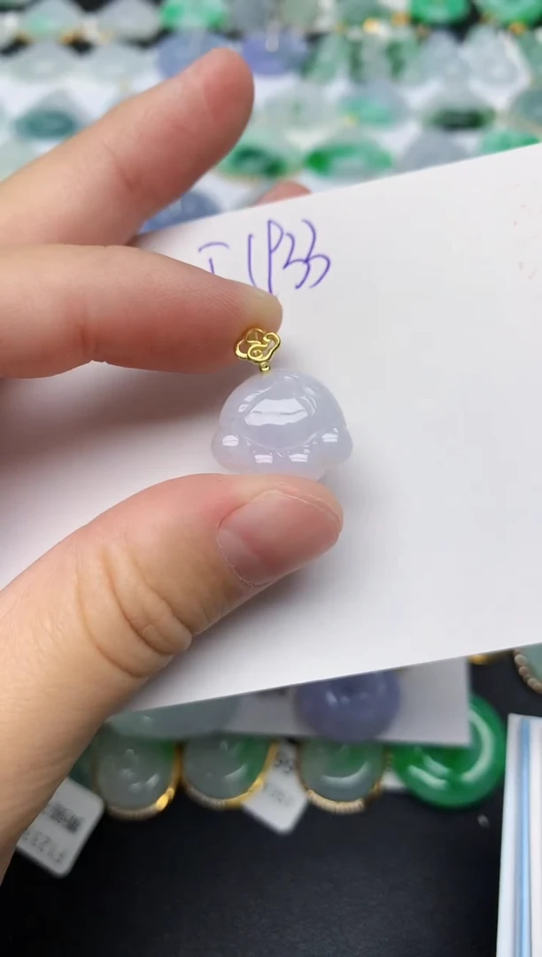 颈饰未镶嵌翡翠天然缅甸A货翡翠百元以上9元证书费自理