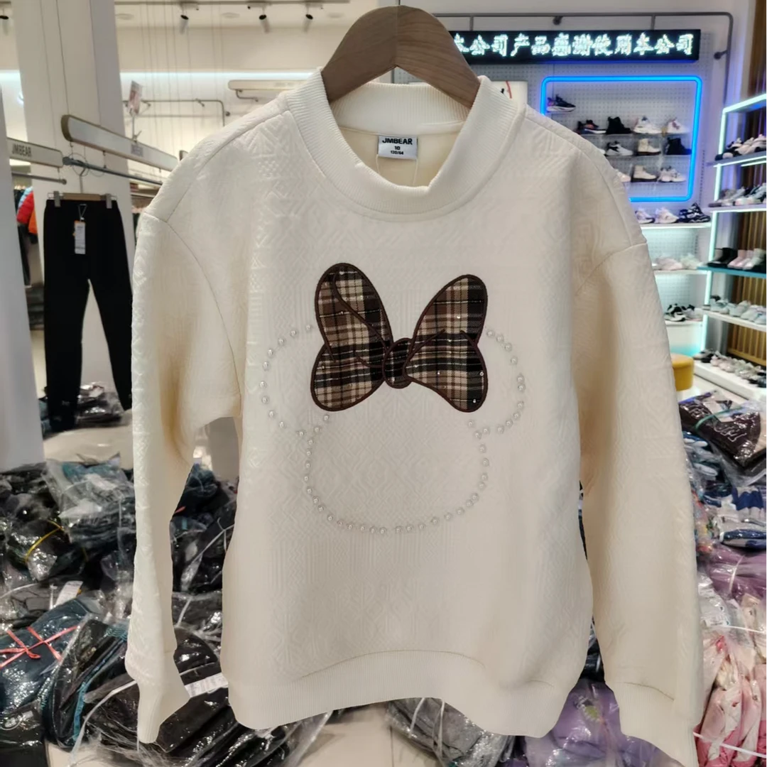 杰米熊女中童套头卫衣