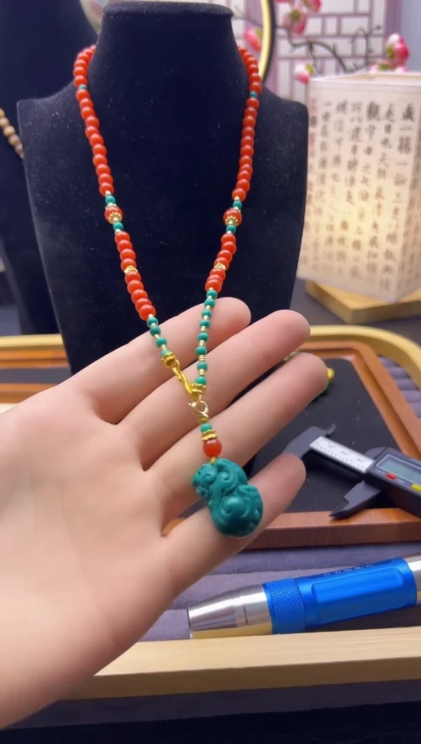 【闪购商品】翡翠颈饰14K金镶嵌X310