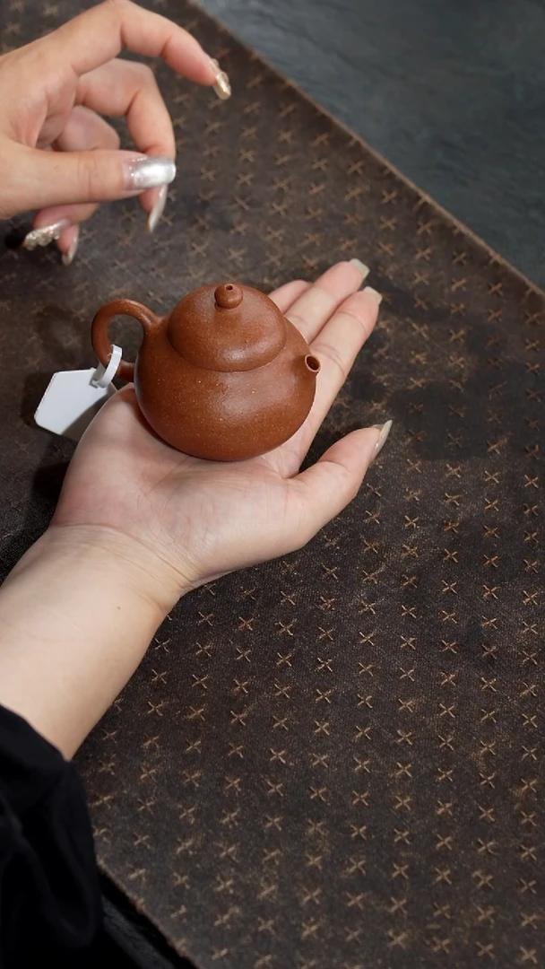 茶壶紫砂桃花泥文旦壶80cc