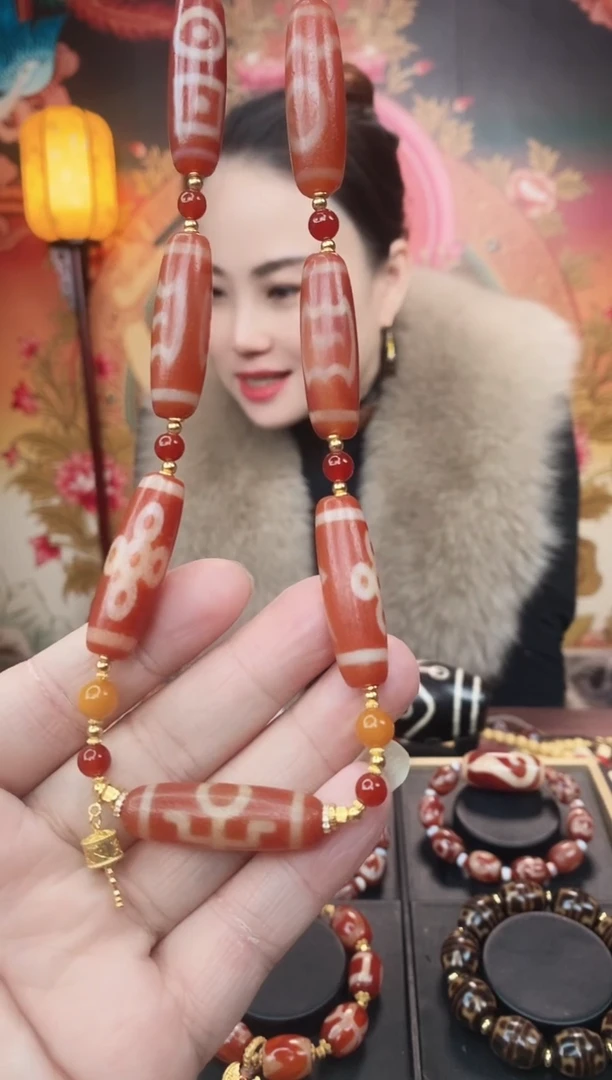 【闪购商品】玛瑙/玉髓锁骨链未镶嵌玛瑙多图腾锁骨链