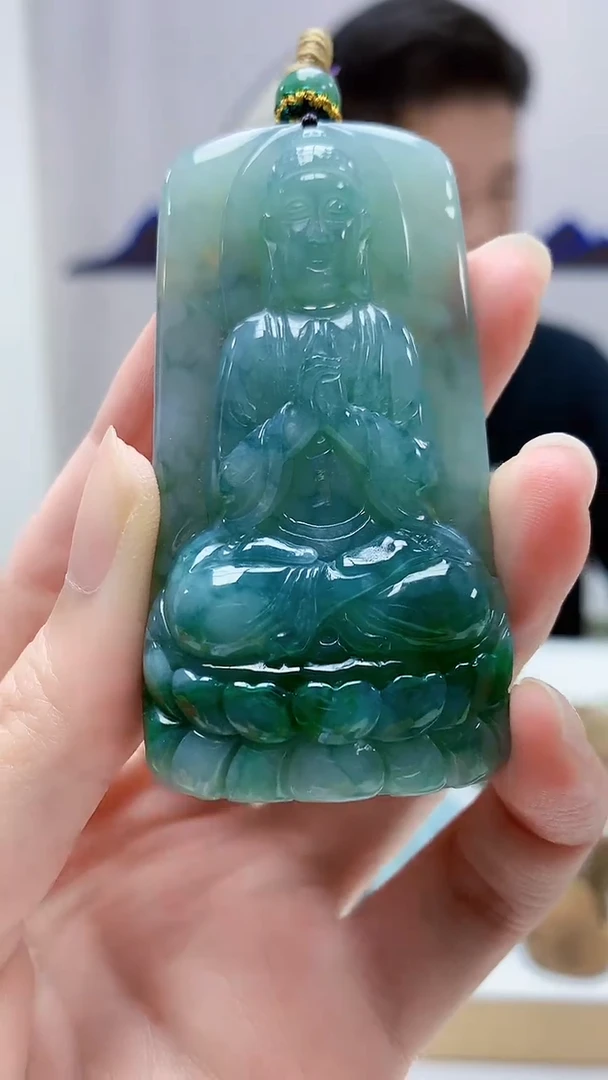 未镶嵌定制翡翠4917zm-毛货挂件68
