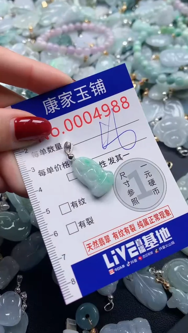 颈饰未镶嵌翡翠4988