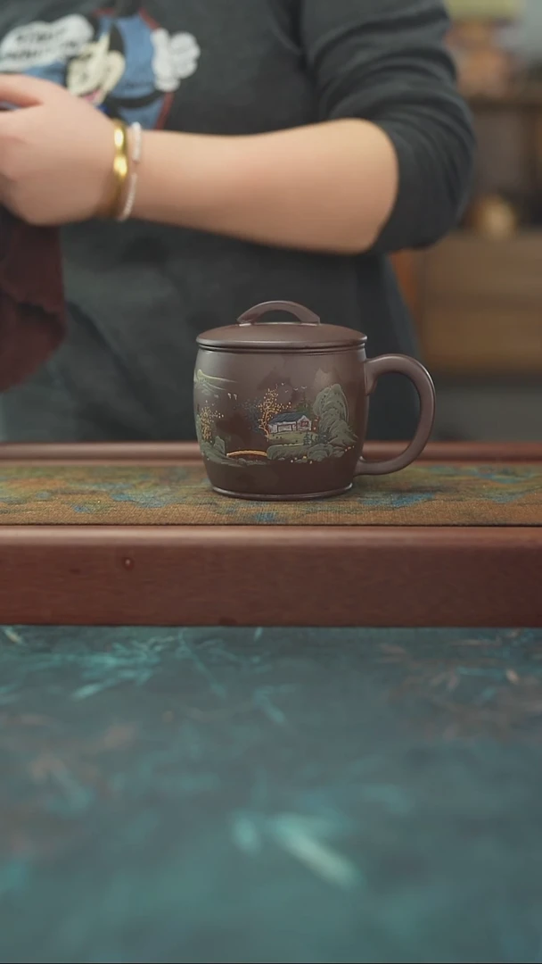 12.22 老紫泥 汉瓦山水