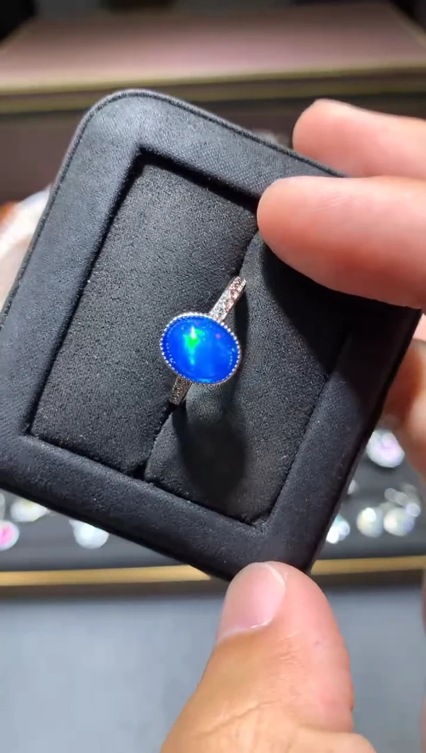 欧泊未镶嵌戒指G42【多样性发其一】