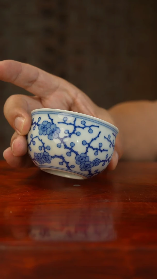 祖传窑 柴窑冰梅主人杯