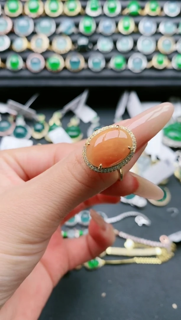 【闪购商品】翡翠戒指银S925镶嵌111111111