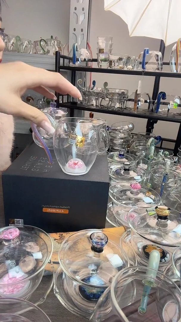 手工艺品玻璃李*蕙禾器棠韵粉玉怡然予乐普通盒