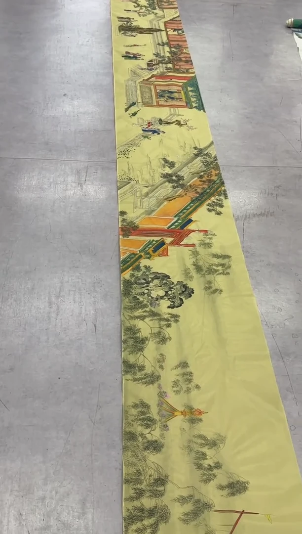 国画9.19-珍品-冯高翔-丝绢-汉宫春晓