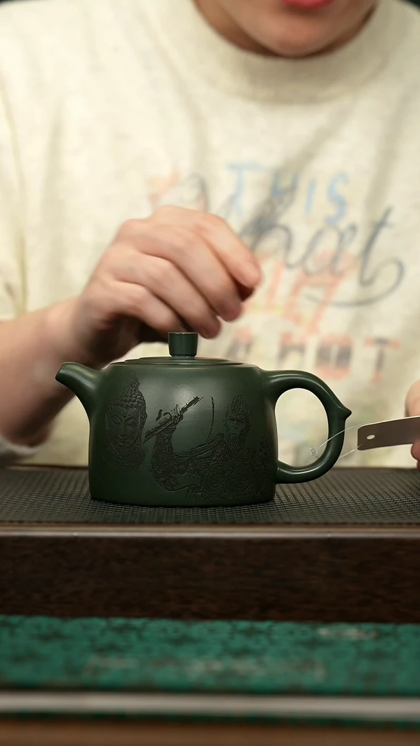 【闪购商品】紫砂茶壶宜兴原矿 手工 紫砂壶容量350CC