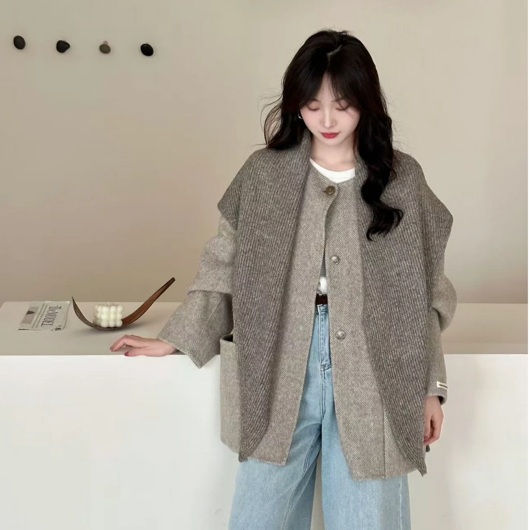 【清货合集】下单备注编号 档口清样 手工双面手缝羊毛大衣