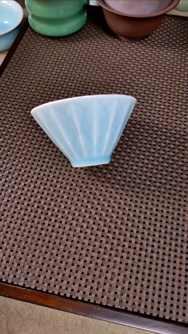 用****4和青禾粉青斗笠杯