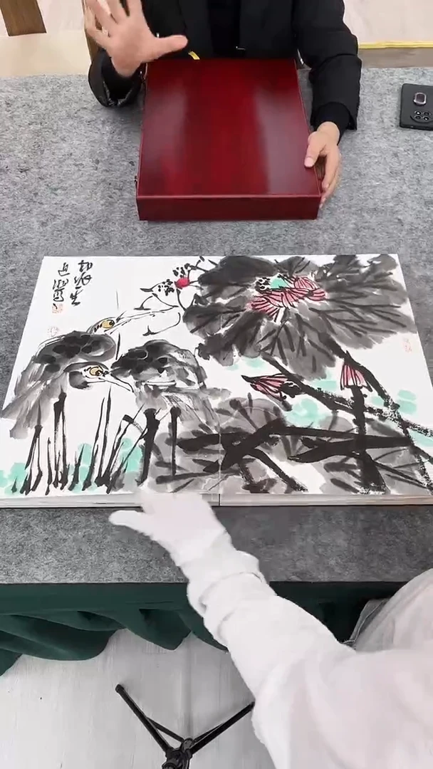国画李进潮-花鸟册页