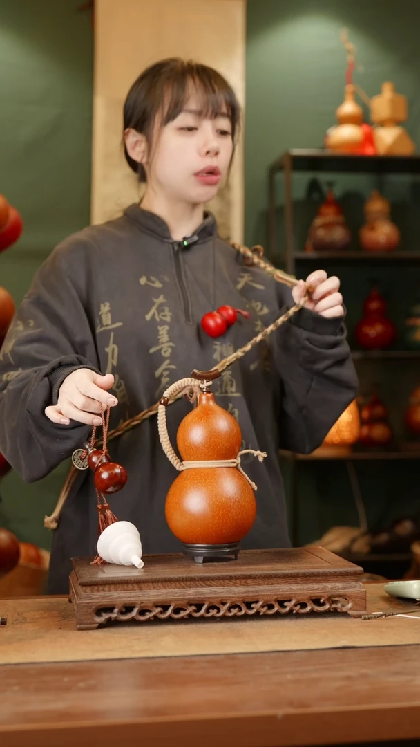 100号精品天然大漆酒葫芦一物一拍~