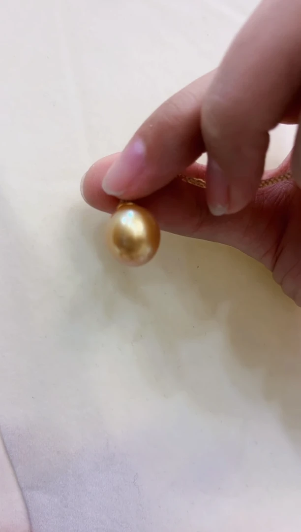 【闪购商品】海水珍珠颈饰银S925镶嵌13-14mm