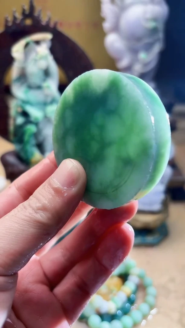 未镶嵌挂件翡翠A货张麦9654