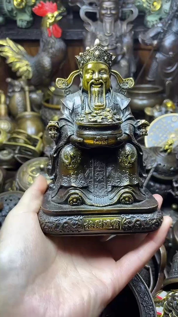 闪购链接，点击下单，有运费险，铜摆件