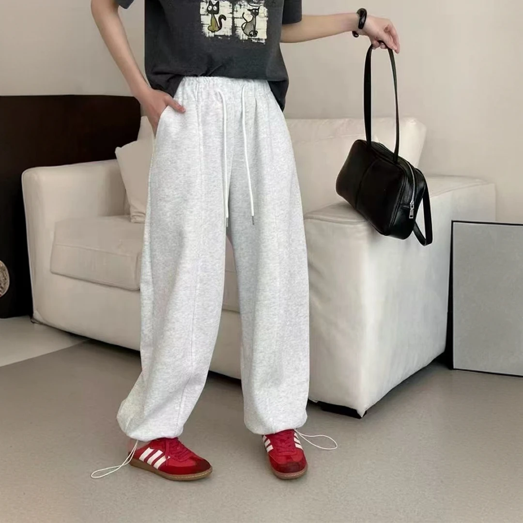 清仓款~宽松百搭休闲裤小个子垂感显瘦束脚气球裤【欧阳柳家纺店】
