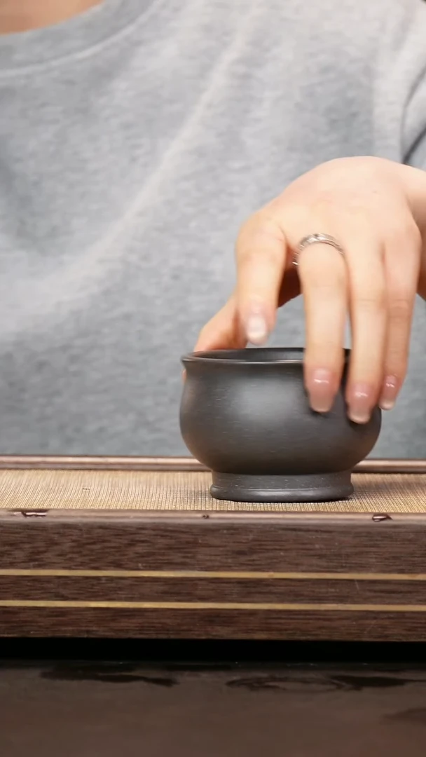 茶壶紫砂天青泥 将军杯