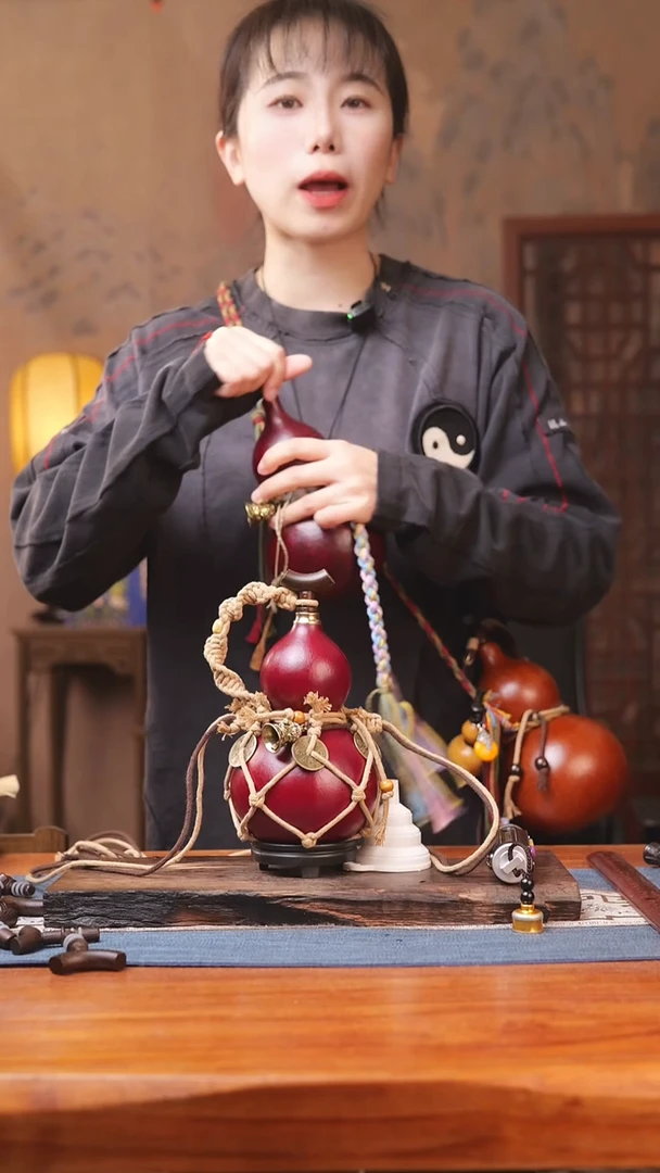 1624号链接精品大漆葫芦现货现发[一物一拍]