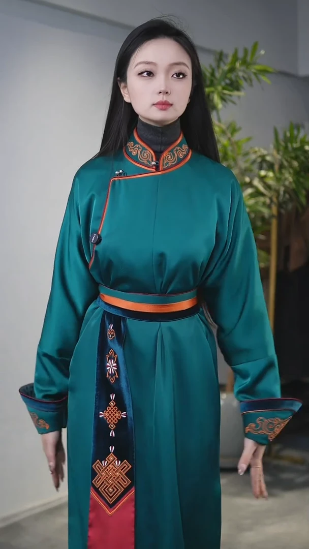 斜肩款0947孔绿色L微瑕