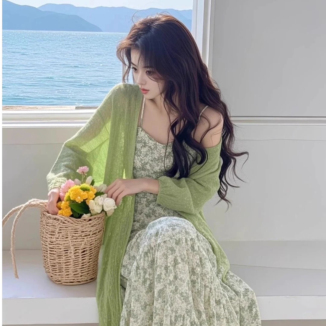 【9】度假碎花连衣裙高级感气质女装