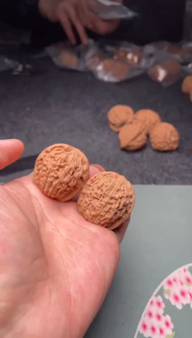 把件文玩核桃a204  莲花 34尺