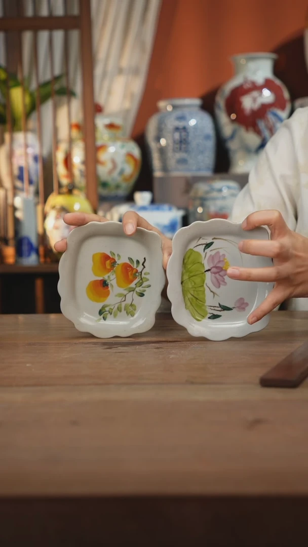 瓷片 景德镇设计师釉下手绘陶瓷餐具