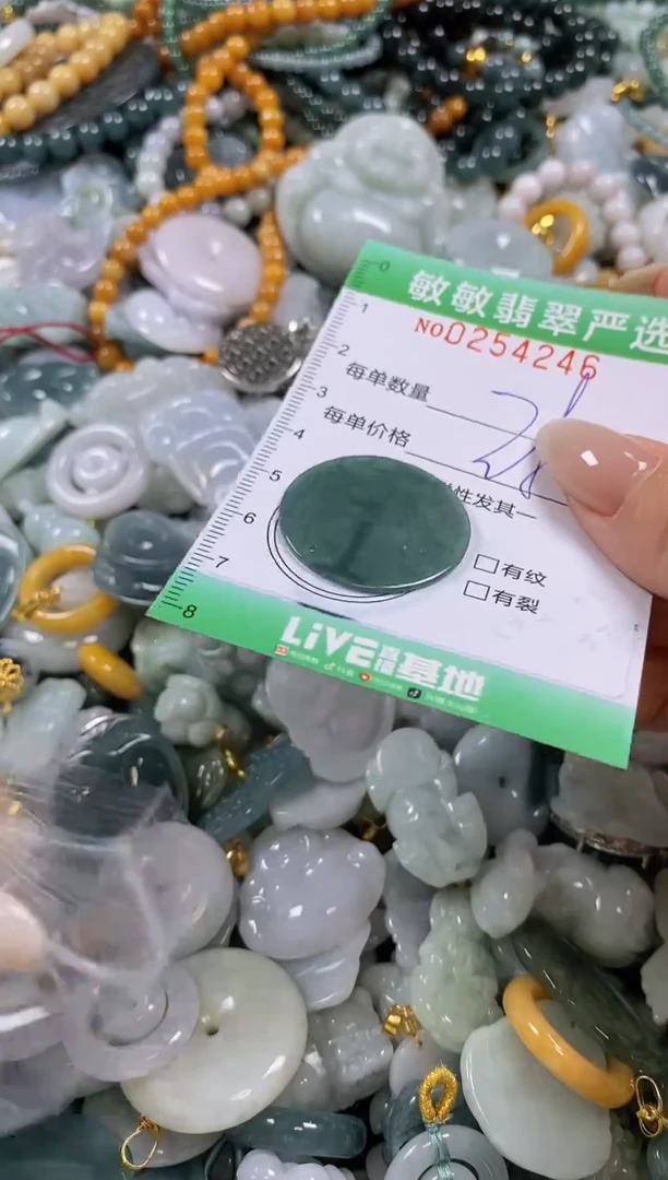 翡翠未镶嵌颈饰闪购0254246