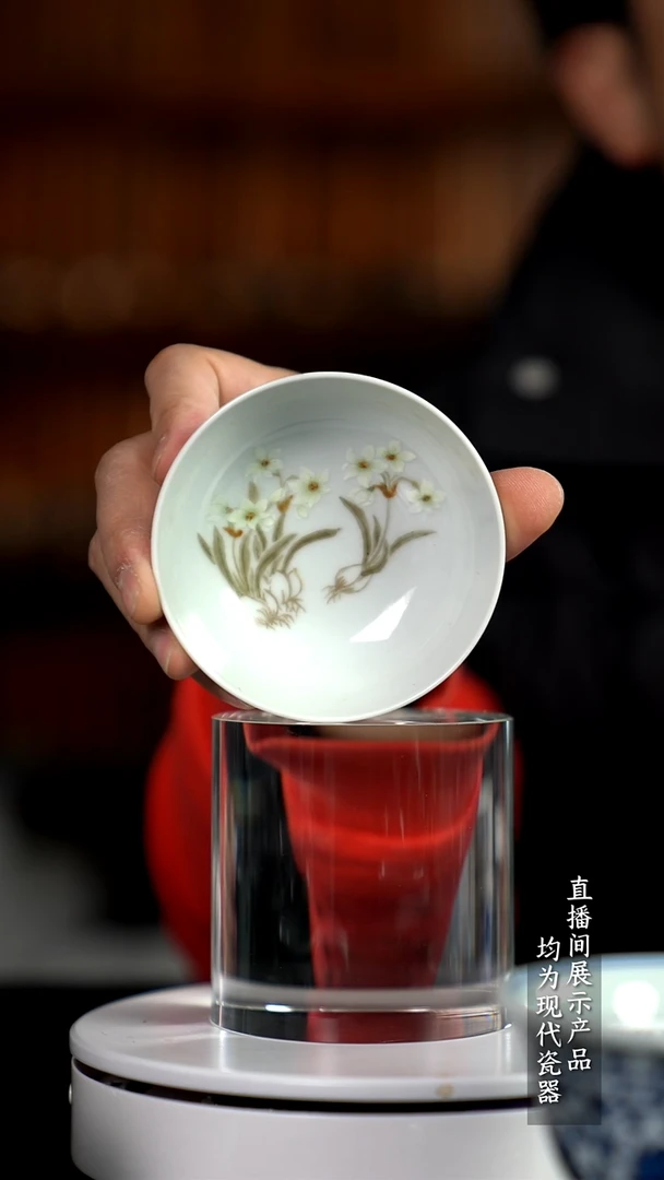 Y007诚意十足的直播间 茶具