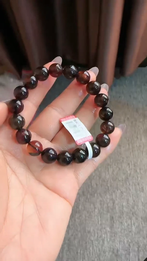 【闪购商品】琥珀手链未镶嵌规格10微瑕翁珀手串#24