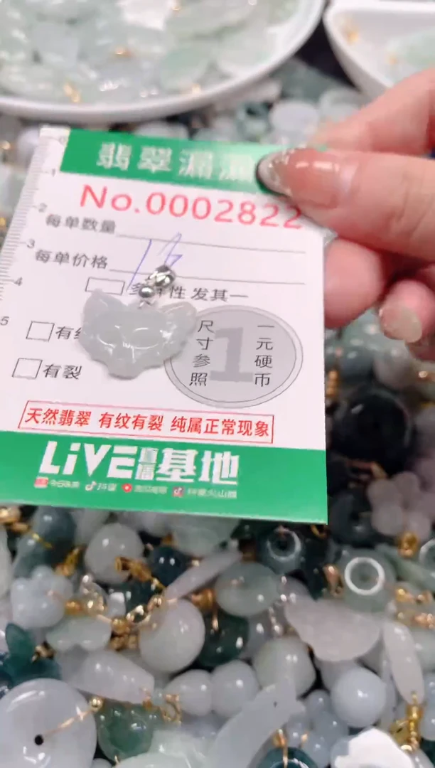 吊坠(不含链)未镶嵌翡翠2822