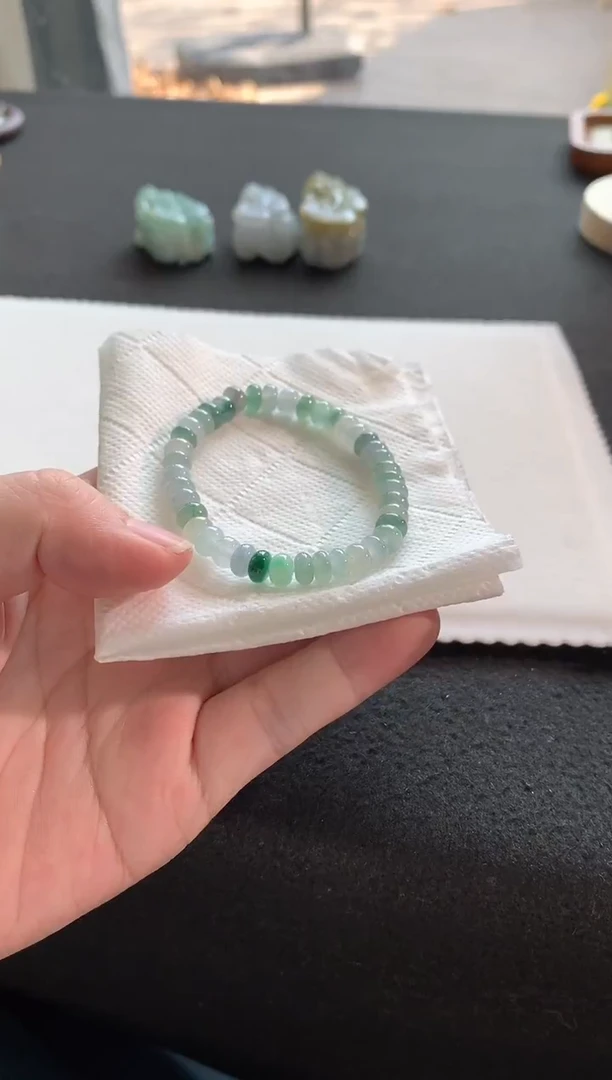 未镶嵌手串翡翠翡翠手串F1615-53