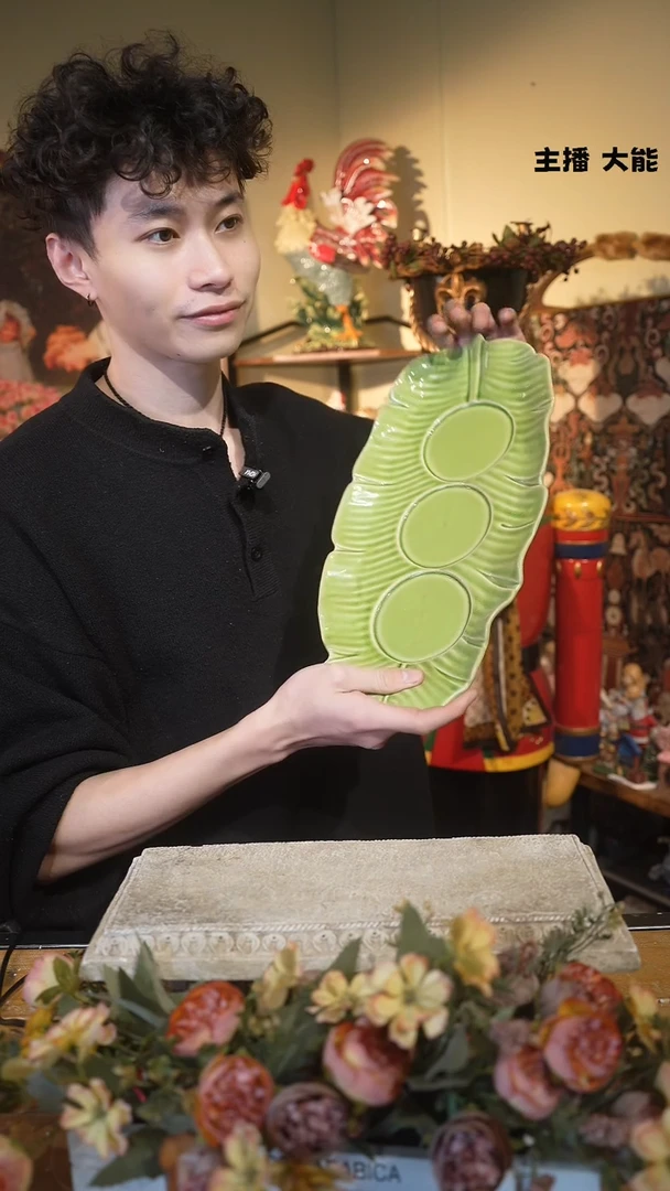 【闪购商品】默认微瑕高端树脂陶瓷摆件W014