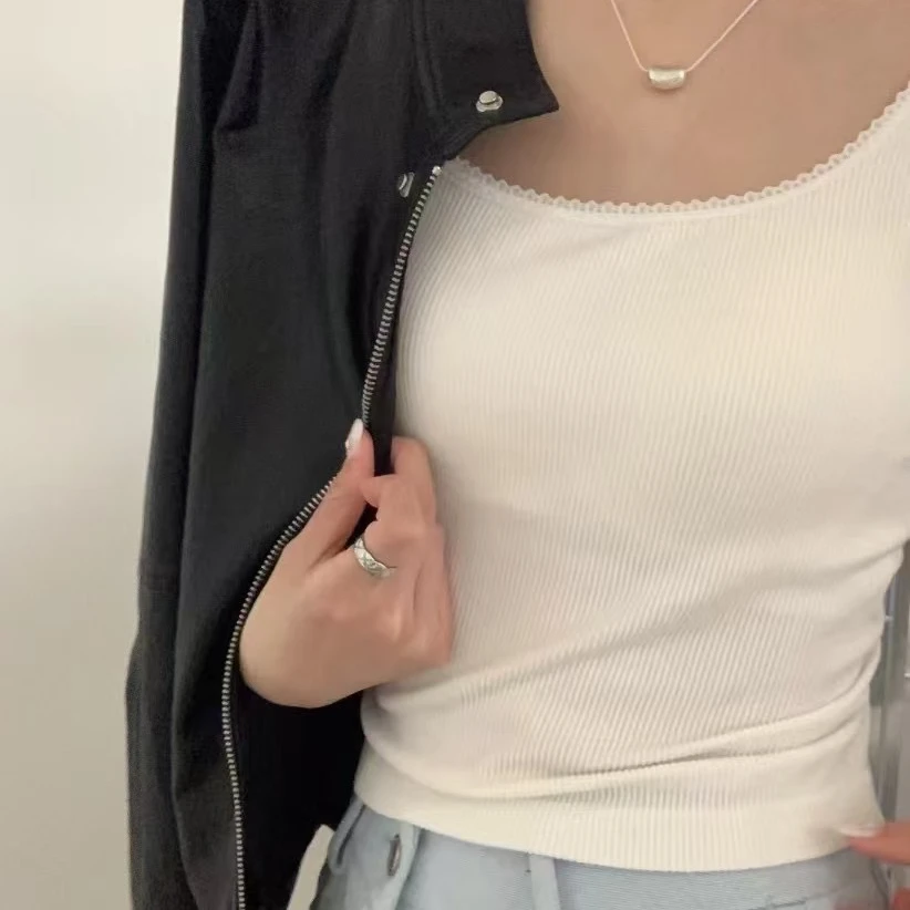 Le Xi @吊带背心带胸垫外穿内搭美背