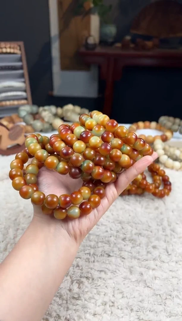 【闪购商品】菩提根/象牙果手串13糖壳（322）