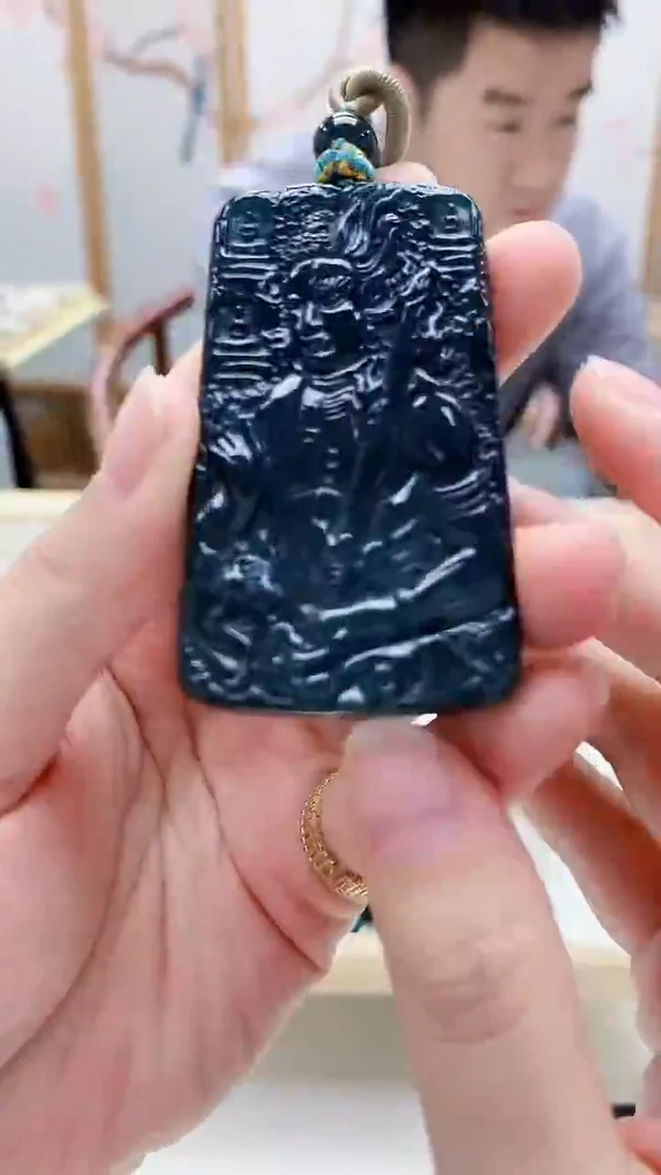 未镶嵌定制翡翠5028lr-毛货挂件43