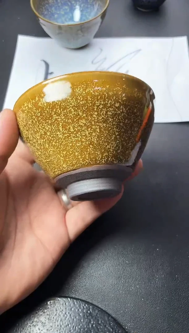 茶盏276  叶紫建盏叶紫建盏