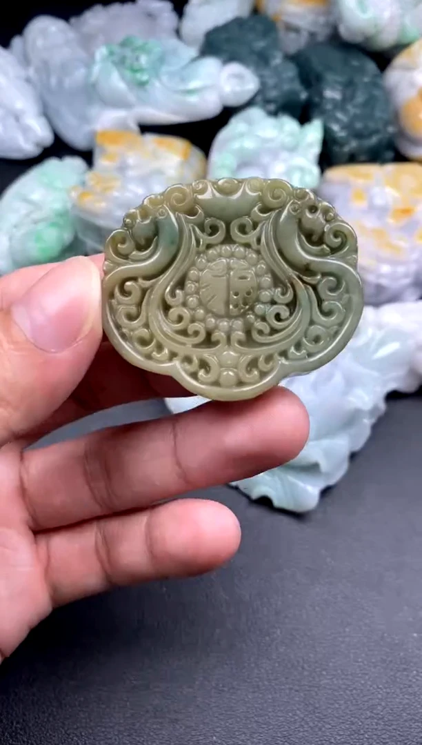 吊坠(不含链)未镶嵌翡翠1
