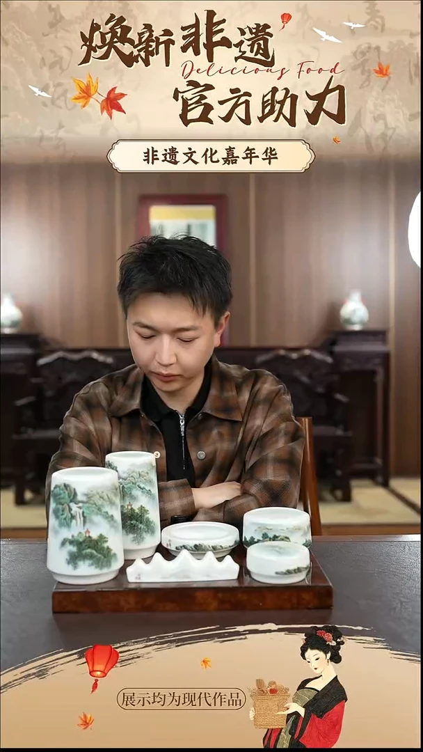 摆件瓷WQ0444景德镇