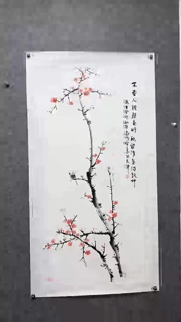 国画霍C阳-8P-梅花