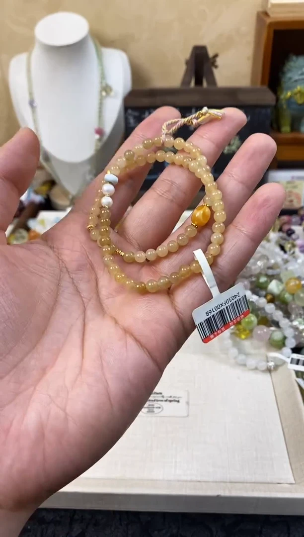 未镶嵌手链水晶糖料  玉