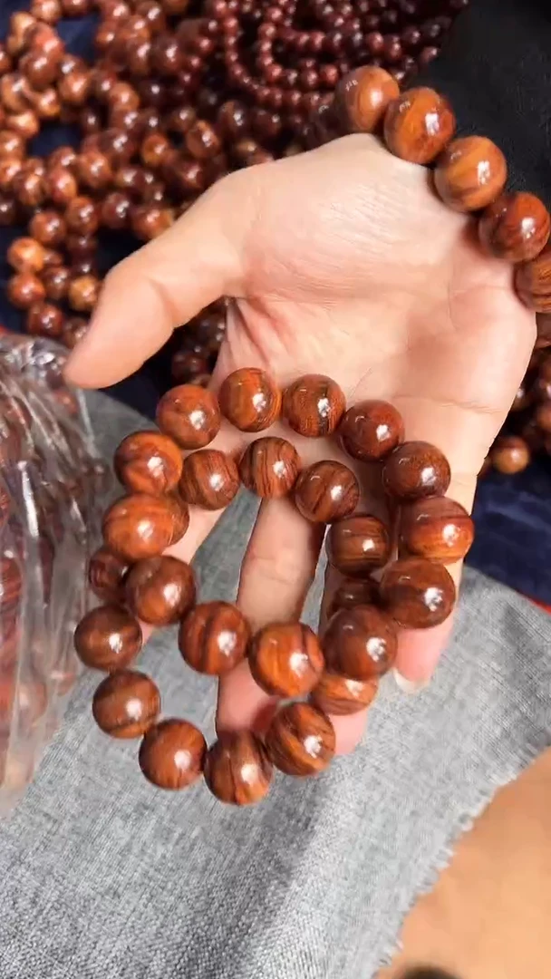 【闪购商品】黄花梨/降香黄檀手串/手链AA2-8海黄1.8圆珠手串发一