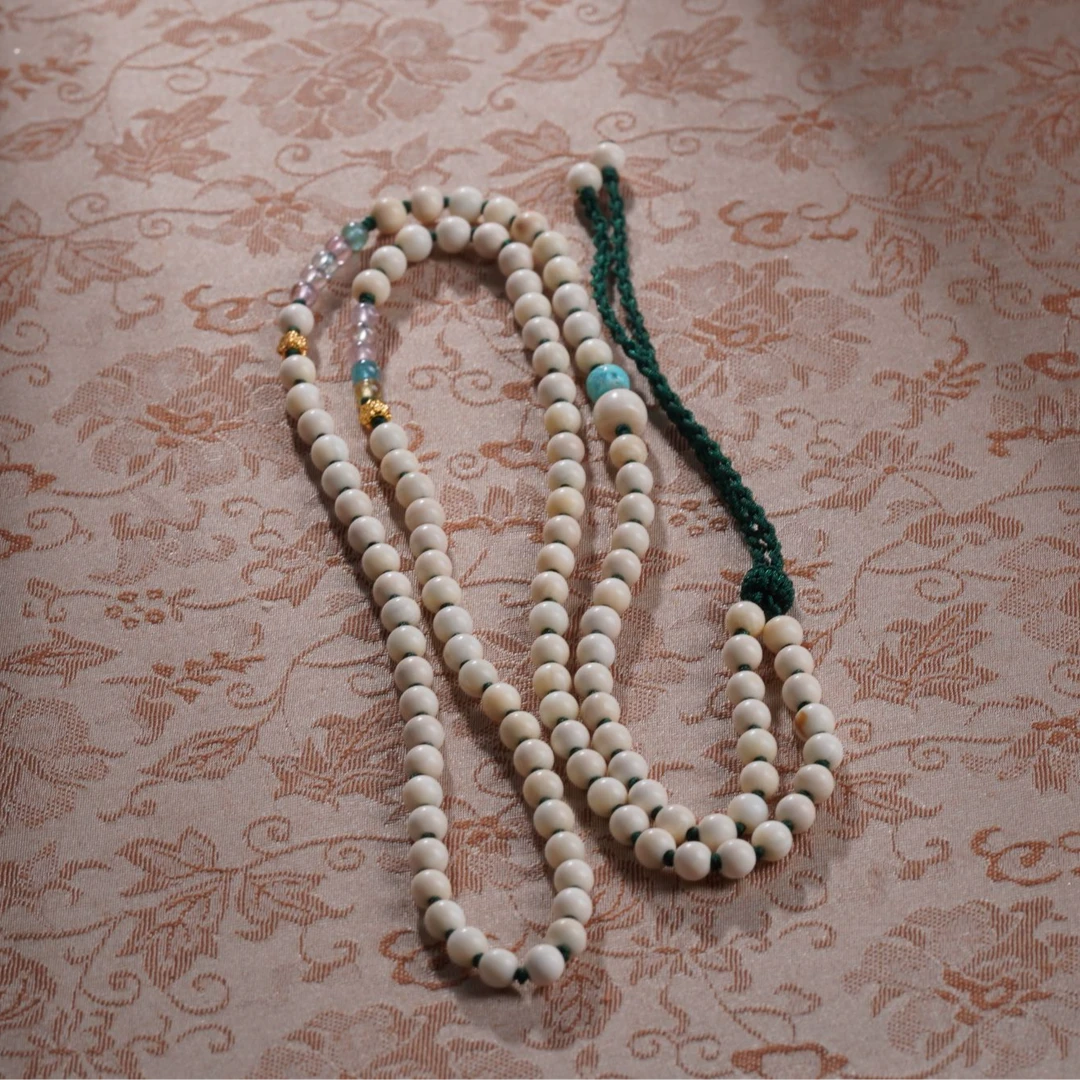 天然猛犸项链设计款1+8配饰—多样性发其一约5mm