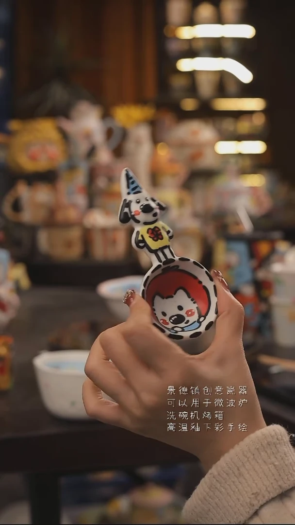 景德镇釉下彩绘设计师款式陶瓷