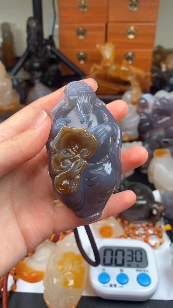 【闪购商品】玛瑙/玉髓颈饰未镶嵌AA