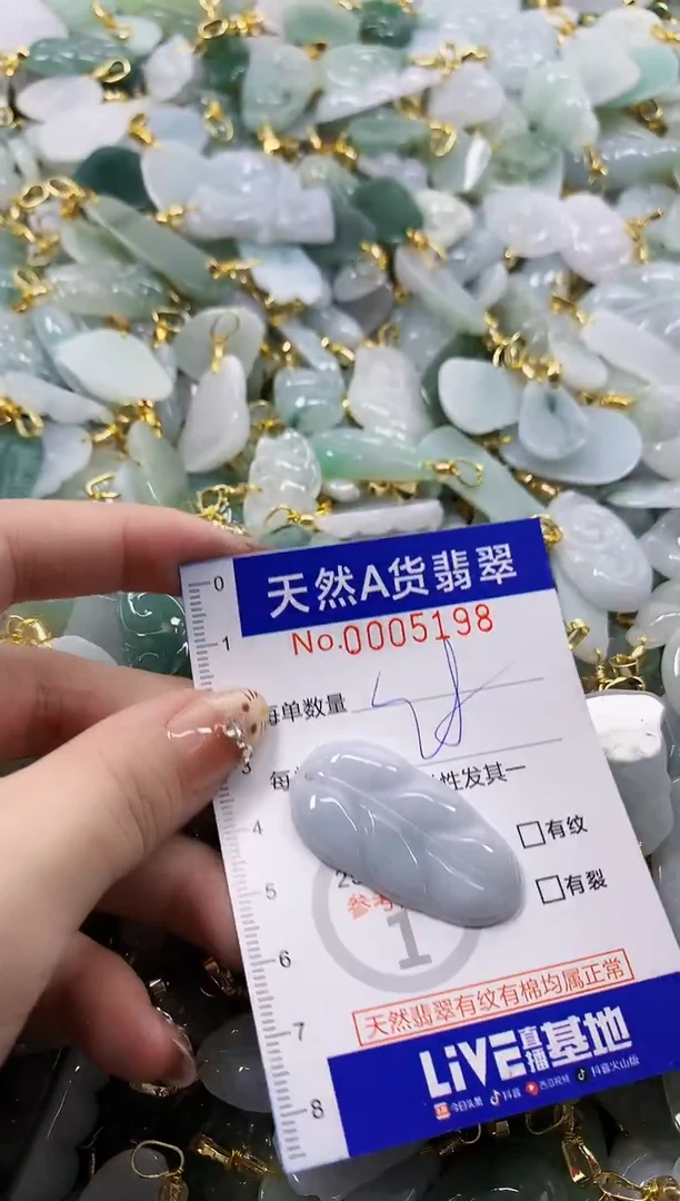 颈饰未镶嵌翡翠天然A货翡翠